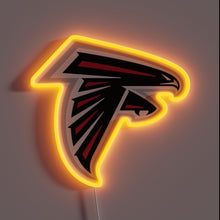 Charger l&#39;image dans la galerie, Dreamy, Color-Changing FALCON Logo Illuminated Neon Sign with RGB Lighting