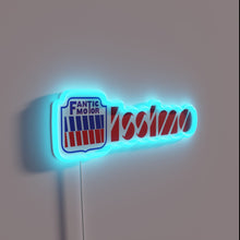 Charger l&#39;image dans la galerie, Retro Fantic Motor Issimo 80&#39;s style vibrant RGB neon glow