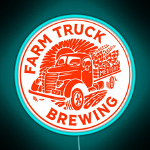 Charger l&#39;image dans la galerie, Farm Truck Brewing RGB neon sign lightblue 