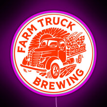 Charger l&#39;image dans la galerie, Farm Truck Brewing RGB neon sign  pink