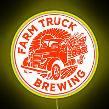 Charger l&#39;image dans la galerie, Farm Truck Brewing RGB neon sign yellow