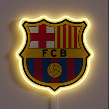 Charger l&#39;image dans la galerie, FC Barcelona neon sign — legendary crest glowing bright, perfect for true culés. 💡🔵🔴 Visca Barça!