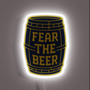 Add vintage vibe to your home with this beer barrel sign