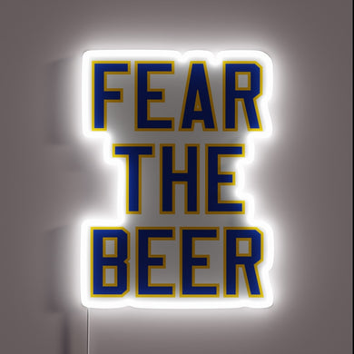 Boldly illuminate your space with this eye-catching beer-themed neon sign