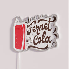 Charger l&#39;image dans la galerie, RGB illuminated Fernet with Cola cocktail bar decorative neon sign
