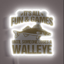 Charger l&#39;image dans la galerie, Reel in laughs with our glowing fishing themed weekend sign