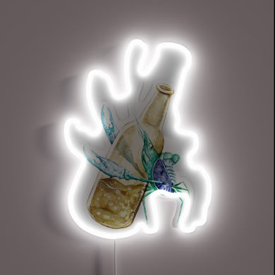 Add a splash of fun with this prawn sign