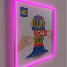 Charger l&#39;image dans la galerie, Neon sign of hope in recovery and building sober lifestyle