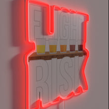 Charger l&#39;image dans la galerie, Neon Warning Sign: Flight Risk if Consuming Excessive Amounts of Beer
