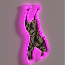 Charger l&#39;image dans la galerie, Whimsical insect-inspired color-changing neon art for your walls and decor.
