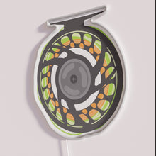 Charger l&#39;image dans la galerie, Neon Fly Fishing Themed Decor for Anglers and Outdoors Enthusiasts