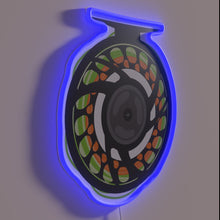 Charger l&#39;image dans la galerie, RGB Neon Sign: Fly Fishing Reel Trout Water Sport Decor