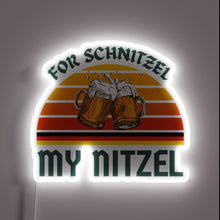 Charger l&#39;image dans la galerie, Neon Sign Adorns Your Kitchen with Colorful Schnitzel Love