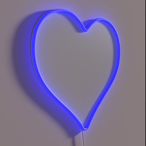 Neon Beer Sign with Vibrant RGB Colors and Whimsical Message