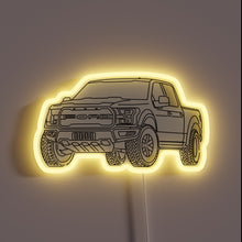 Charger l&#39;image dans la galerie, Ford F-150 Raptor Illuminated Neon Sign for Automotive Enthusiasts Only