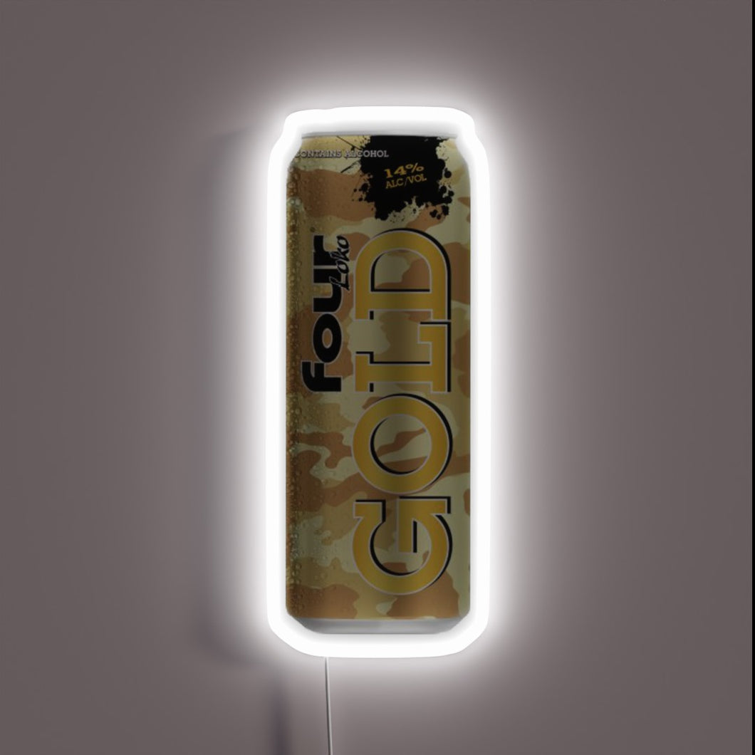 Four Loko Gold — 14% power in a neon glow. ⚡ For the bold only.