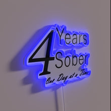 Charger l&#39;image dans la galerie, Neon sober milestone anniversary birthday celebration daily choice reminder sign