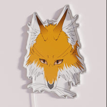 Charger l&#39;image dans la galerie, Vibrant fox head neon sign with colorful RGB lighting effects