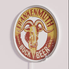 Charger l&#39;image dans la galerie, Vibrant RGB LED neon sign for authentic Frankenmuth beer enthusiasts.