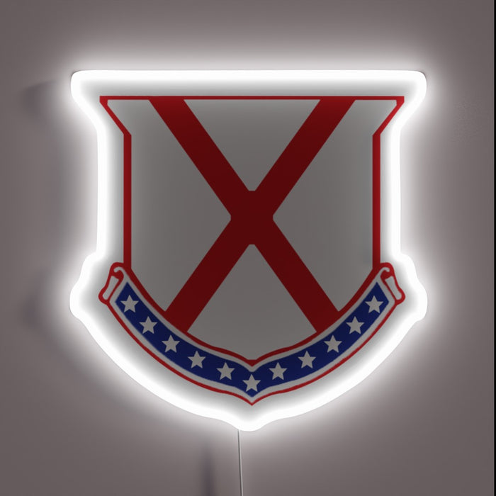 Glowing fraternity lifestyle decor with vibrant RGB neon lighting accents