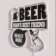 Charger l&#39;image dans la galerie, Neon Sign Quote: Best Friends Forever Furry Companion Love Always