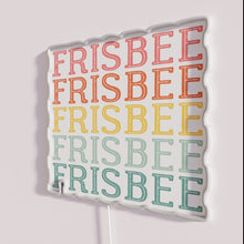 Charger l&#39;image dans la galerie, Neon Sign with Colorful Frisbee Design Perfect for Disc Golf Enthusiasts