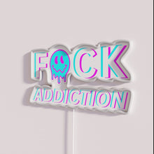 Charger l&#39;image dans la galerie, Addiction Recovery Inspirational Neon Wall Sign with Colorful RGB Lighting