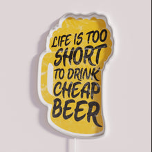 Charger l&#39;image dans la galerie, RGB Neon Humorous Party Decor for Unique Beer Enthusiast Gifts