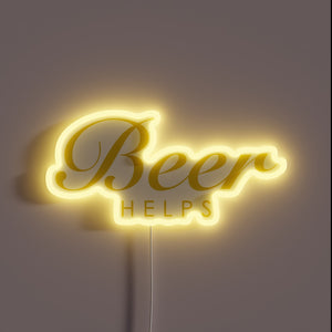 Laugh out Loud with this Hilarious Beer-Themed Neon Sign