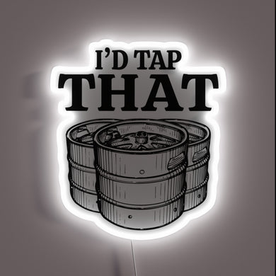 Tap into fun with this colorful beer keg neon sign