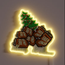 Charger l&#39;image dans la galerie, Humorous Holiday Cheer Filled Beer Can Sign with Colorful Neon