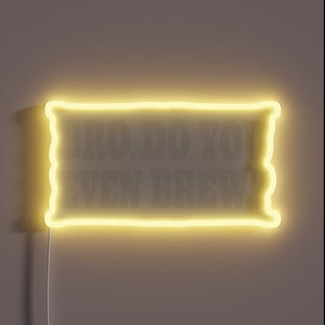 Decorate your brewery or bar with this brewer pun light