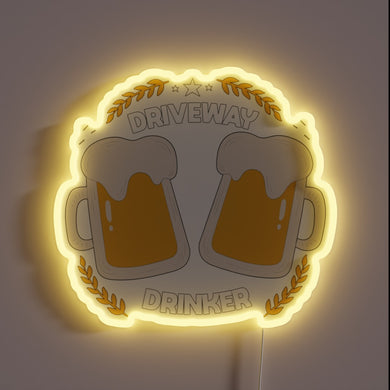 Quarantine Quarrelsome Friend's Neon Sign for COVID Comedian and Beer Lovers