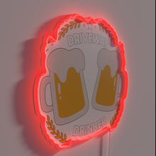 Charger l&#39;image dans la galerie, Quarantine Drinking Lover Neon Sign in Bright RGB LED Colors