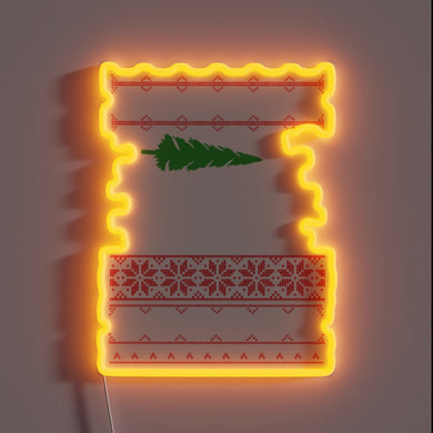 Ugly holiday humor with customizable RGB neon Christmas lights for Jeeps.