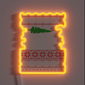 Ugly holiday humor with customizable RGB neon Christmas lights for Jeeps.
