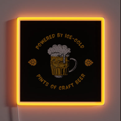 Add a humorous touch with this funny powered neon sign.