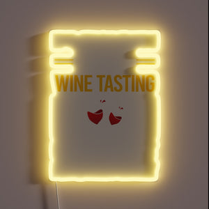 Wine enthusiasts' delight: glowing RGB signs for clever drinkers'