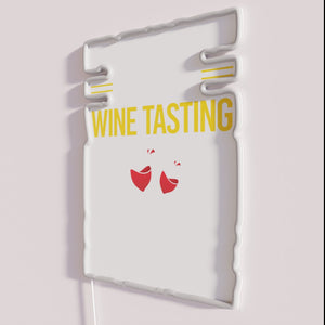 Vibrant RGB Neon Sign for Oenophiles and Wine Connoisseurs Only