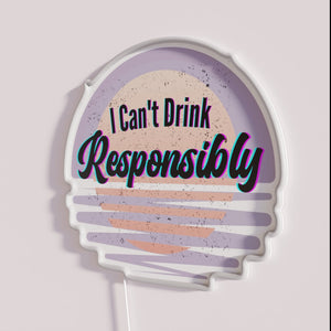 Neon Sober Living Wall Sign for AA NA Recovery Supporters Gift.