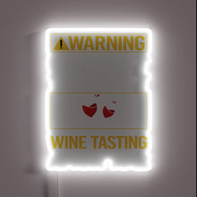 Charger l&#39;image dans la galerie, Laughter Ensues with Every Glass of Wine in Colorful Sign