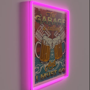 Add a touch of garage humor with vibrant RGB lighting.