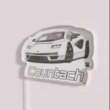 Charger l&#39;image dans la galerie, Geometric Neon Sign - Counting Fun with Lamborghini Design Elements