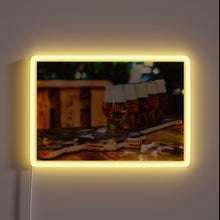 Charger l&#39;image dans la galerie, Vibrant RGB glow highlights authentic German beers and brewery selection