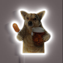 Charger l&#39;image dans la galerie, German Shepherd Corgi Mix Breed Dog Owner&#39;s Neon Sign Decoration