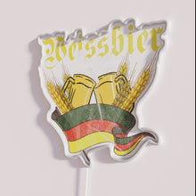 Charger l&#39;image dans la galerie, Neon Wall Sign German Wheat Beer Enthusiast&#39;s Personalized Bar Decor