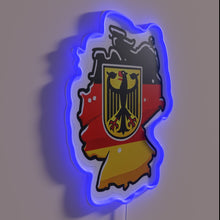 Charger l&#39;image dans la galerie, Germany Country Name in Vibrant RGB Neon Lighting Sign Design