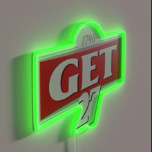 Charger l&#39;image dans la galerie, Vibrant RGB LED neon wall sign with customizable color options