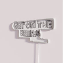 Charger l&#39;image dans la galerie, RGB LED Neon Bar Sign with Beer Daniel Andrew Quote