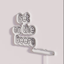 Charger l&#39;image dans la galerie, RGB Neon Sign Beer Enthusiast Decor Home Bar Daniel Andrew